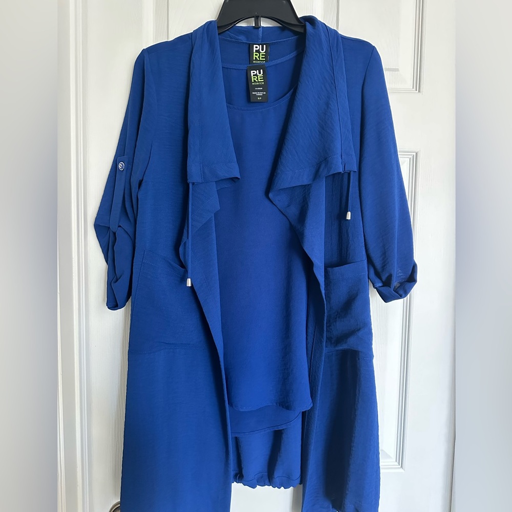 Pure Essence Cardigan and Tank Top set